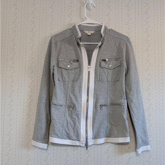 Boston Proper Jacket Women's Size Small Zippers - Picture 1 of 7